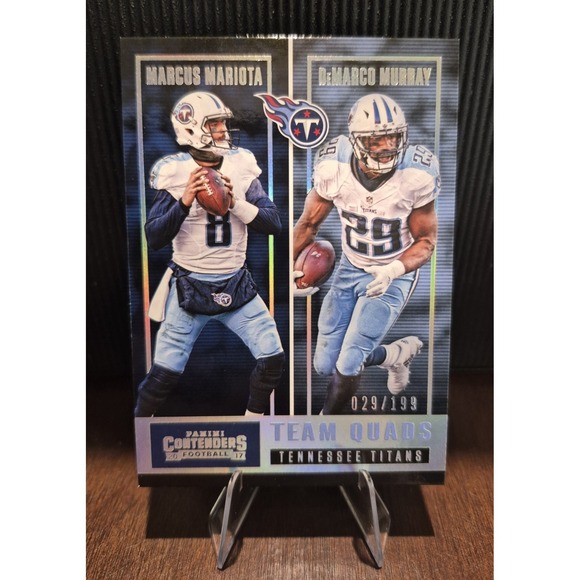 Other - 2017 Contenders Team Quads #TQ-2 Silver /199 Mariota,Davis,Murray,Decker Titans
